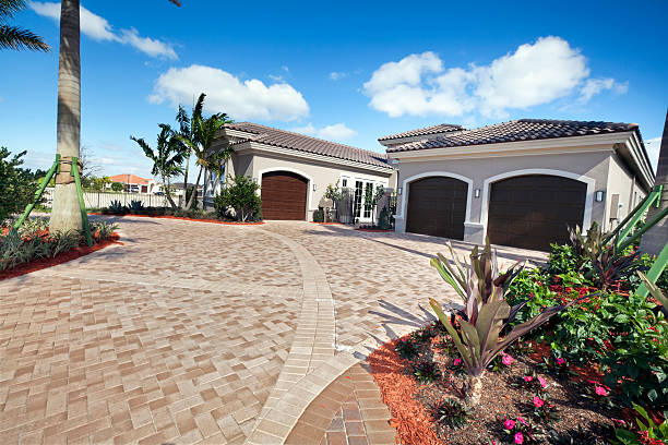Residential Paver Driveway in Hauser, ID
